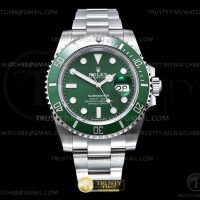 ROLSUB0424B - Submariner 116610LV 904L SS/SS Green KING VS3135