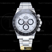 ROLDYT0436A - Daytona 116500 CER SS/SS White 904L NOOB V5 SH4130