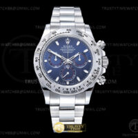 ROLDYT0441A - Daytona 116509 904L WG/WG Blue/Stk QF V3 SH4130