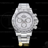 ROLDYT0441C - Daytona 116520 904L SS/SS Wht/Stk QF SH4130
