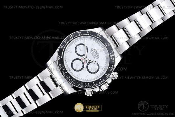ROLDYT0479A - Daytona 126500 CER SS/SS White 904L QF V5 SH4131 - Image 3