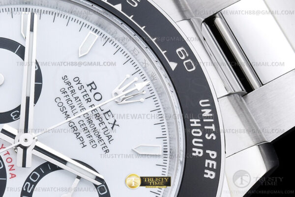 ROLDYT0479A - Daytona 126500 CER SS/SS White 904L QF V5 SH4131 - Image 6
