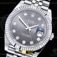 R2DJ0501B - DJ2 41mm Jub Flt 904L SS/SS Gry/Dia SEEK SH3235