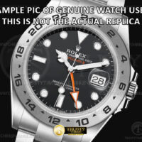 ROLEXP2059B - Explorer II 226570 SS/SS Black CLEAN PLUS DD3285