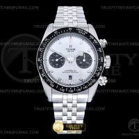TUD121A - Black Bay Chrono Jub M79360N SS/SS Wht/Blk BLS A7750
